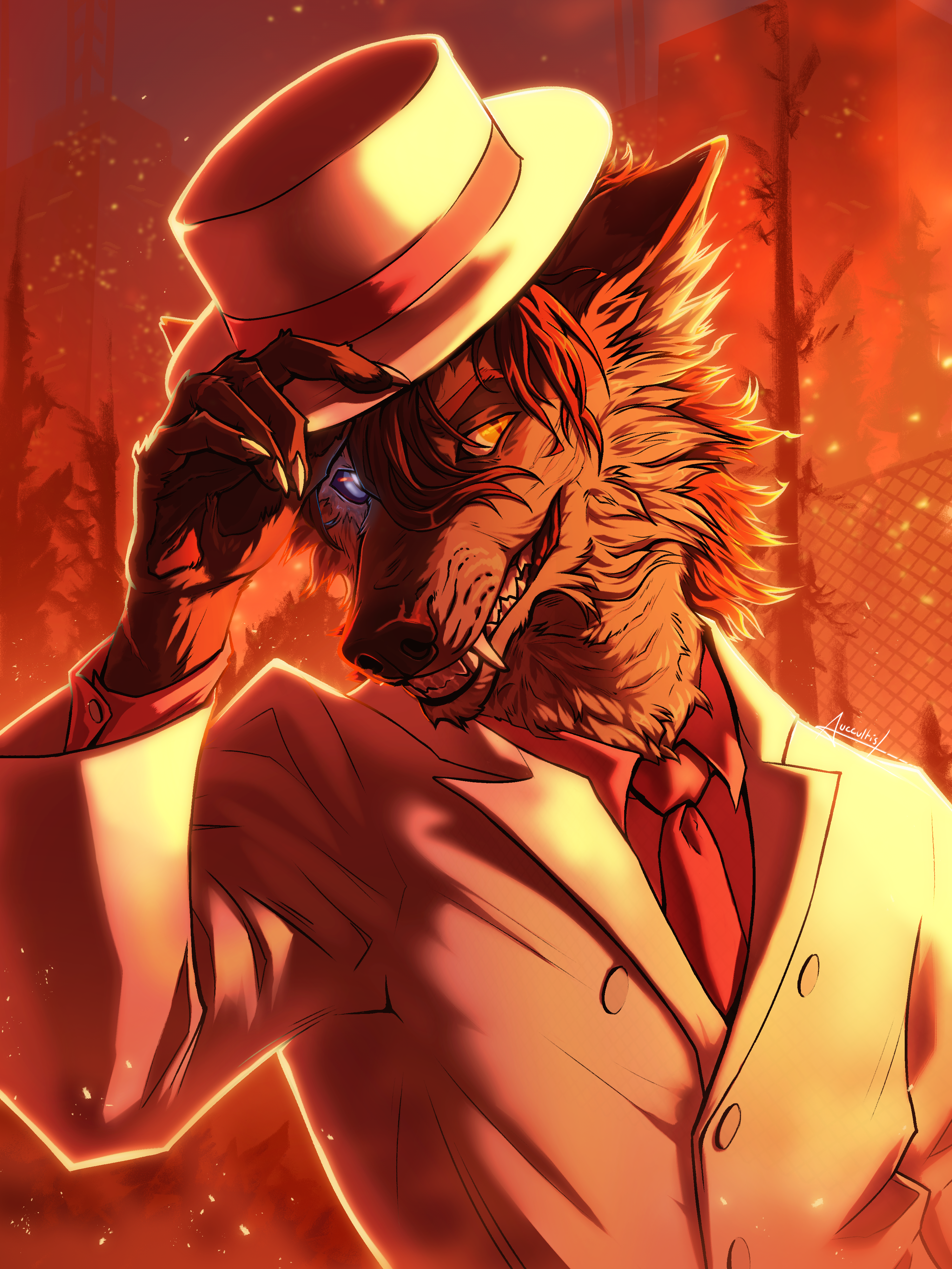 completed portrait YCH