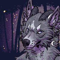 animated pixel icon with animated abstract background