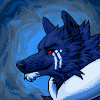 animated pixel icon with animated abstract background