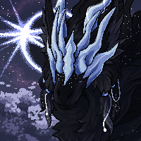 animated pixel icon with static complex background